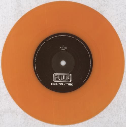 Pulp Disco 2000 - Orange UK 7